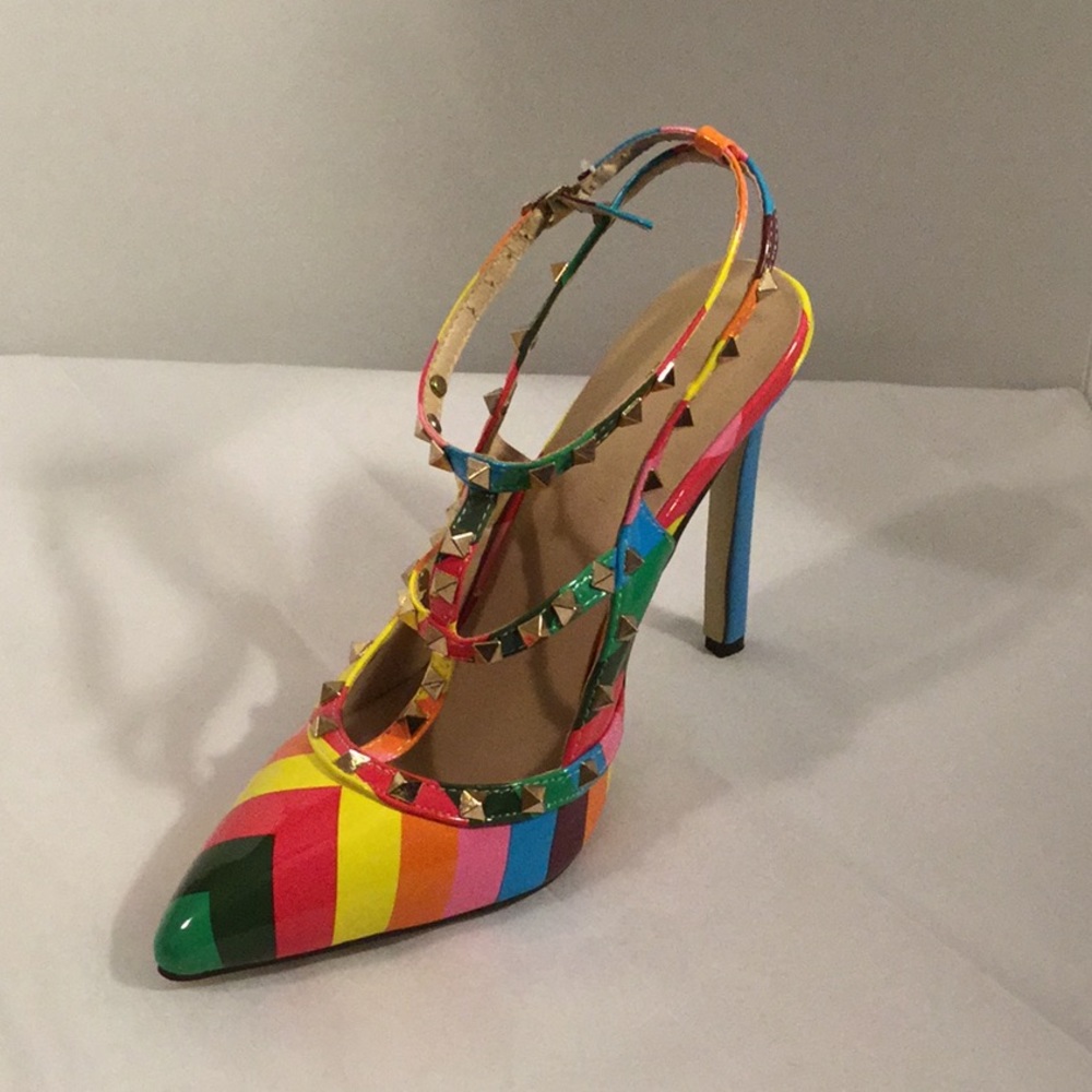 🌈 RAINBOW CAT HEELS